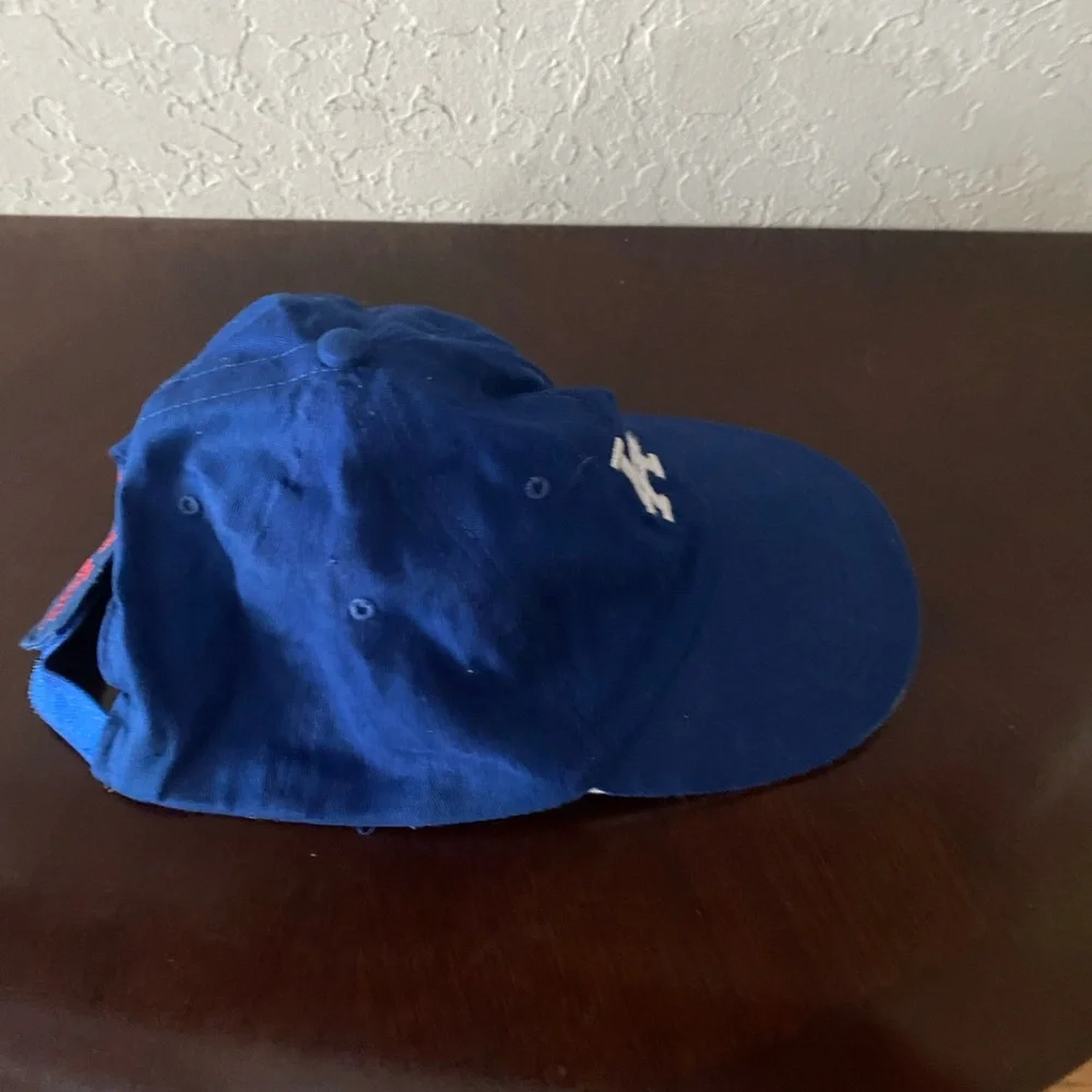 Vintage LA Dodgers Farmer John Promo Hat Blue Adjustable Dad Cap MLB Giveaway